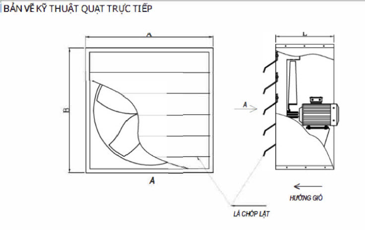 QUẠT HÚT GIÓ CÔNG NGHIỆP TEC-HF